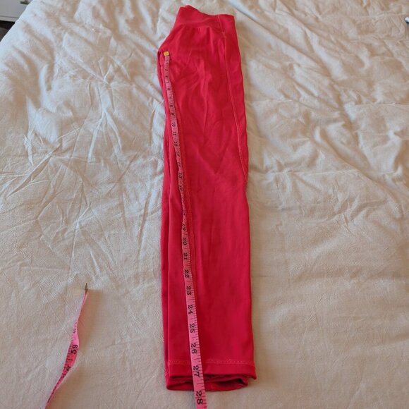 Alphalete , Pulse Kinetic Leggings, Red ( Coral)Model Measurement He, Size Small - Picture 3 of 9